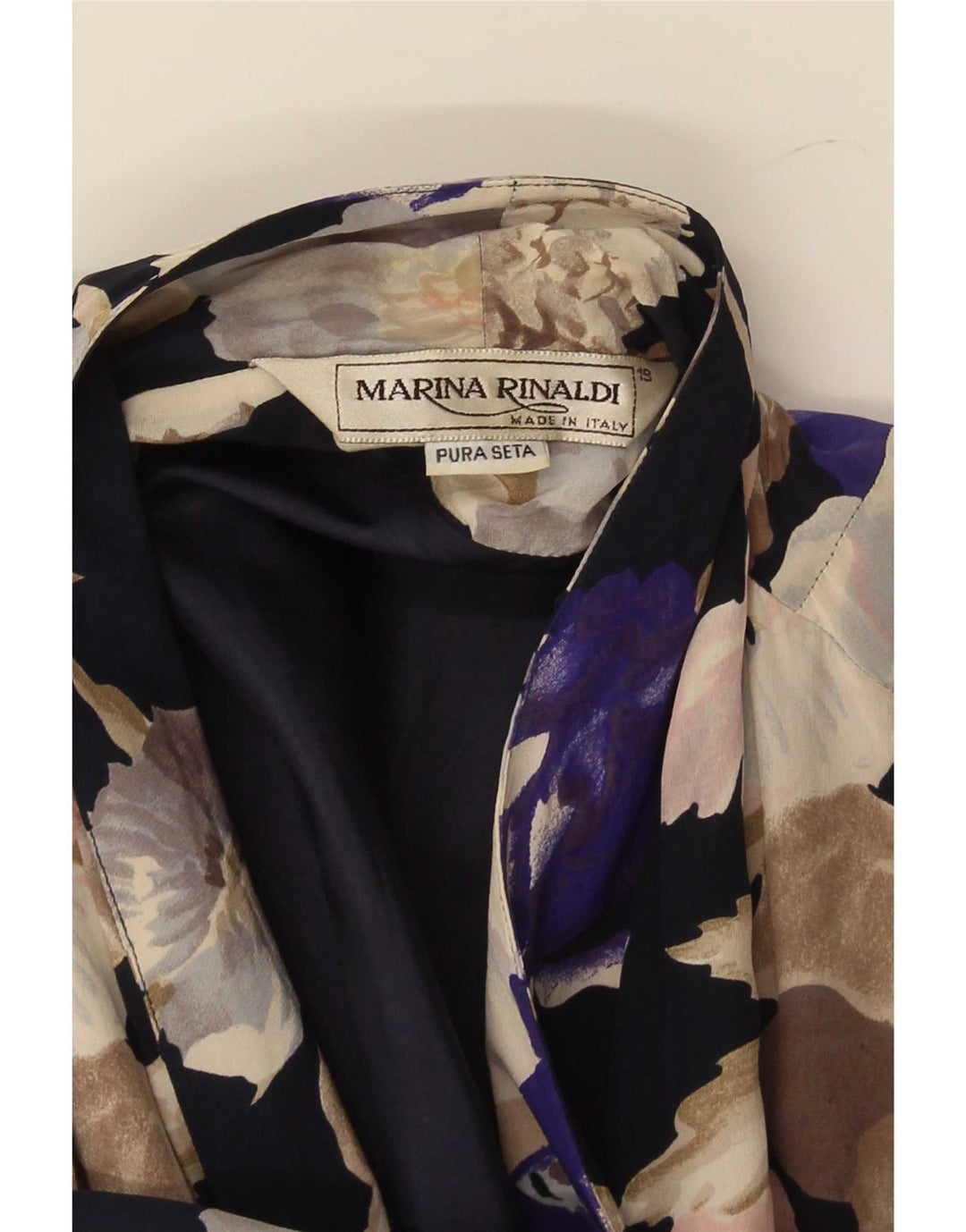 Marina Rinaldi Womens 3/4 Sleeve Blazer Jacket Size 19 Small Multicoloured