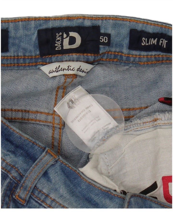Jeans slim da donna Dack W32 L30 cotone blu