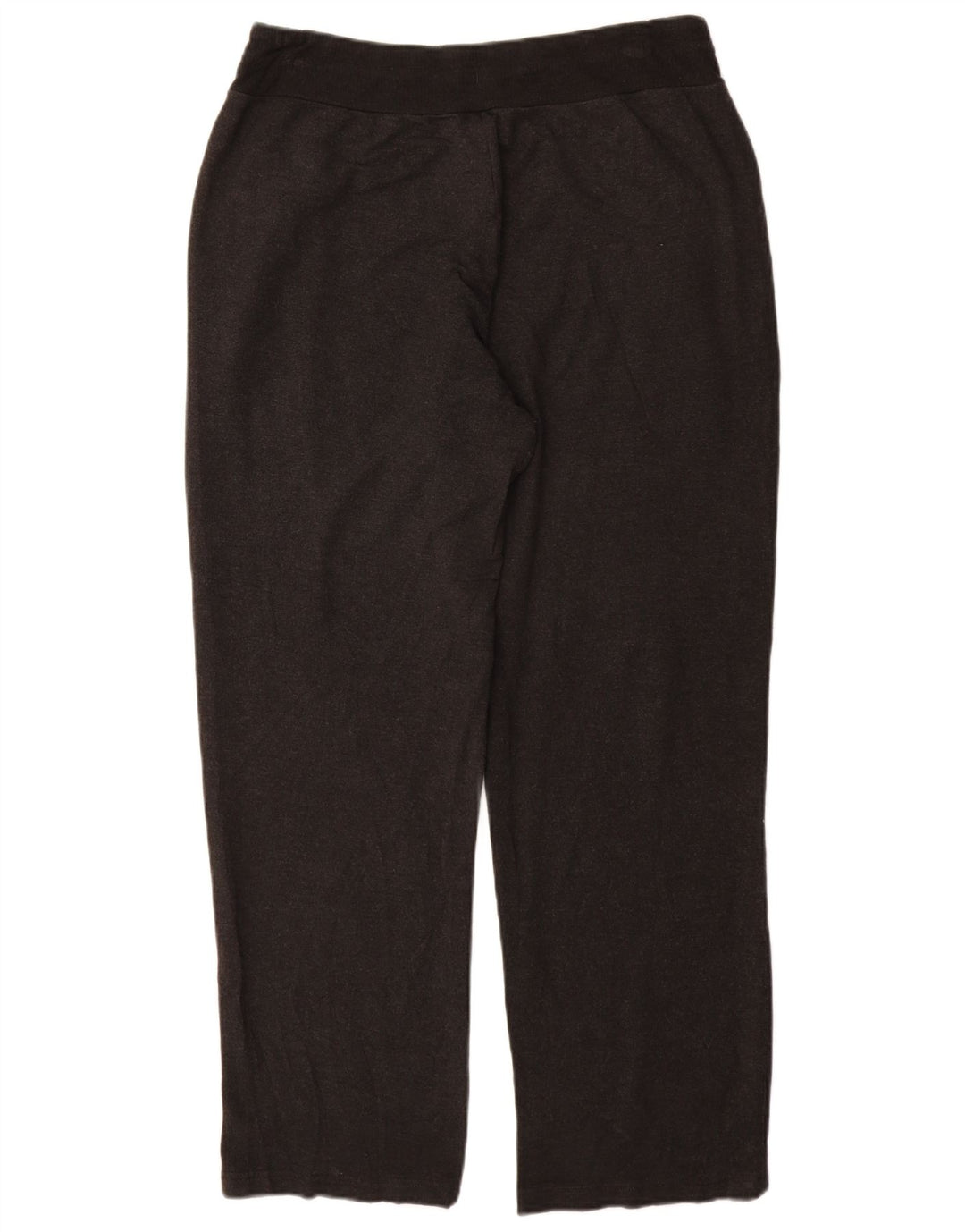 EDDIE BAUER Womens Tracksuit Trousers UK 14 Large Black Modal