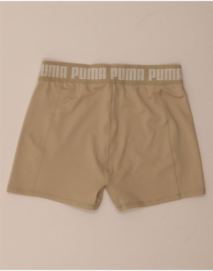 Pantaloncini sportivi grafici da donna Puma UK 14 Large Beige Poliestere
