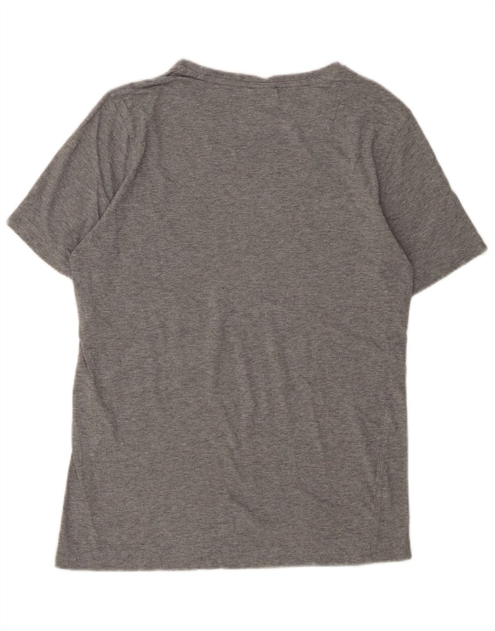 PUMA Mens Graphic T-Shirt Top XS Grey Flecked