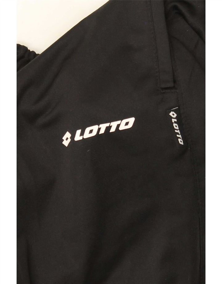 Lotto Womens Tracksuit Trousers Joggers UK 16 Large Black Polyester