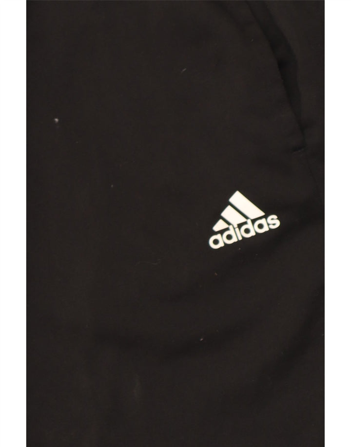 Adidas Mens Tracksuit Trousers Joggers Medium Black Polyester
