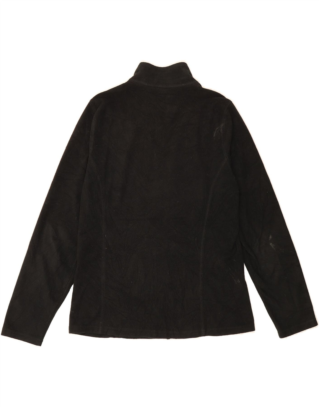 EDDIE BAUER Womens Fleece Jacket UK 14 Medium Black Polyester Vintage Eddie Bauer and Second-Hand Eddie Bauer from Messina Hembry 