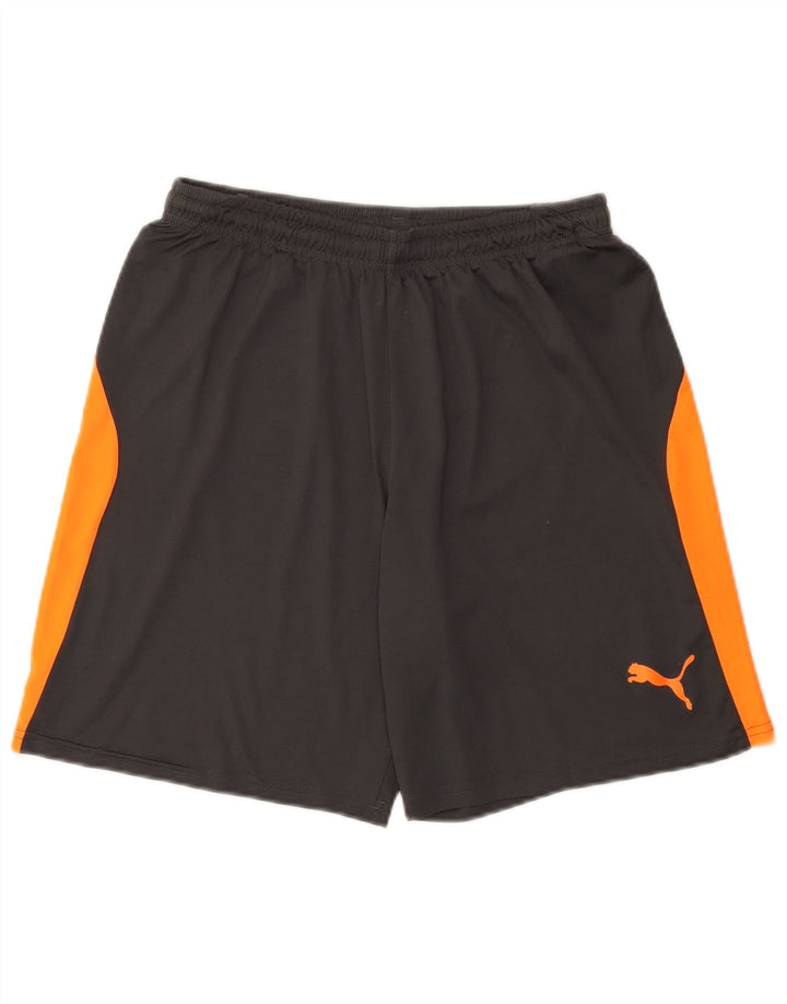 Puma Mens Sport Shorts Medium  Grey Colourblock Polyester