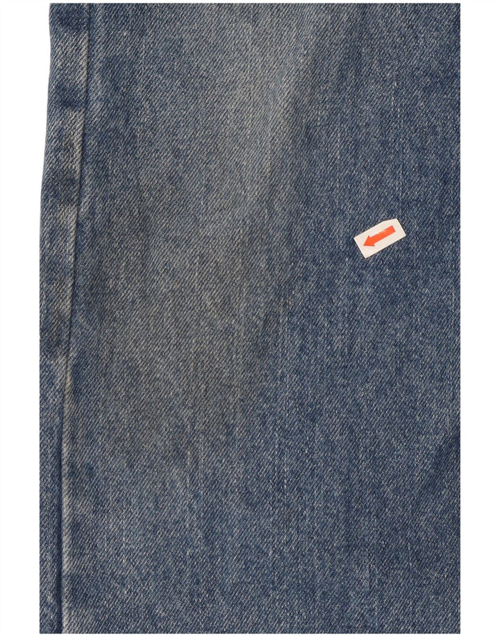 Wrangler Mens Straight Jeans W38 L26 Blue Cotton
