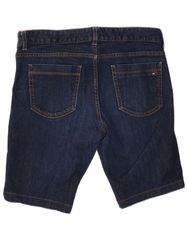Tommy Hilfiger Womens Denim Shorts US 12 Large W34 Navy Blue
