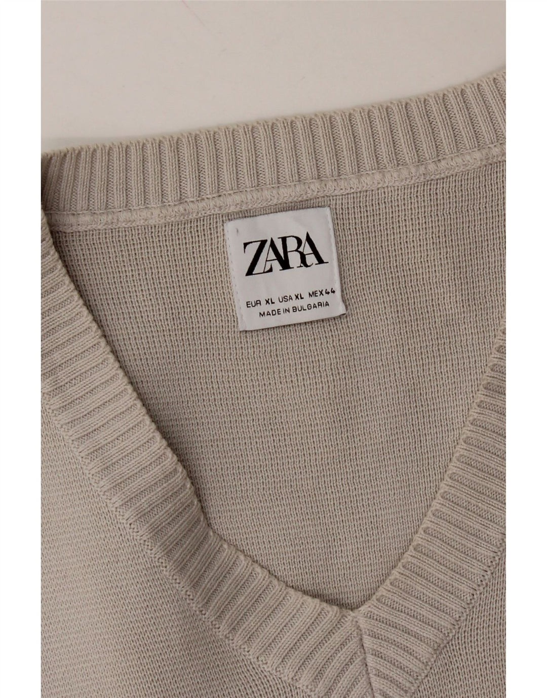 ZARA Mens Vest Tank Top XL Grey