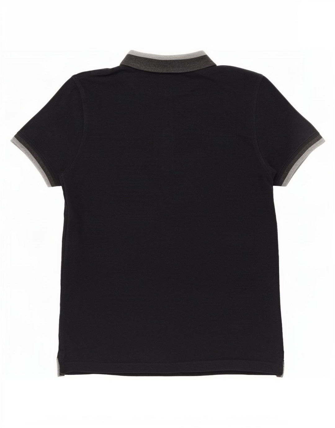 Lyle & Scott Herren-Poloshirt aus mittelschwarzer Colourblock-Baumwolle
