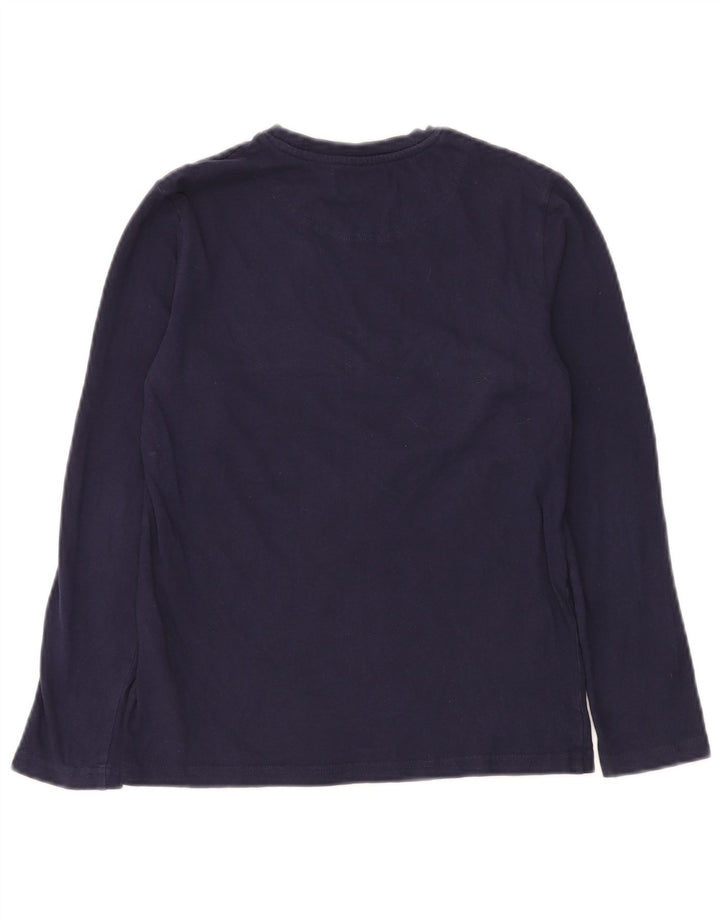 LYLE & SCOTT Haut Garçon Manches Longues 12-13 ans Bleu Marine Coton