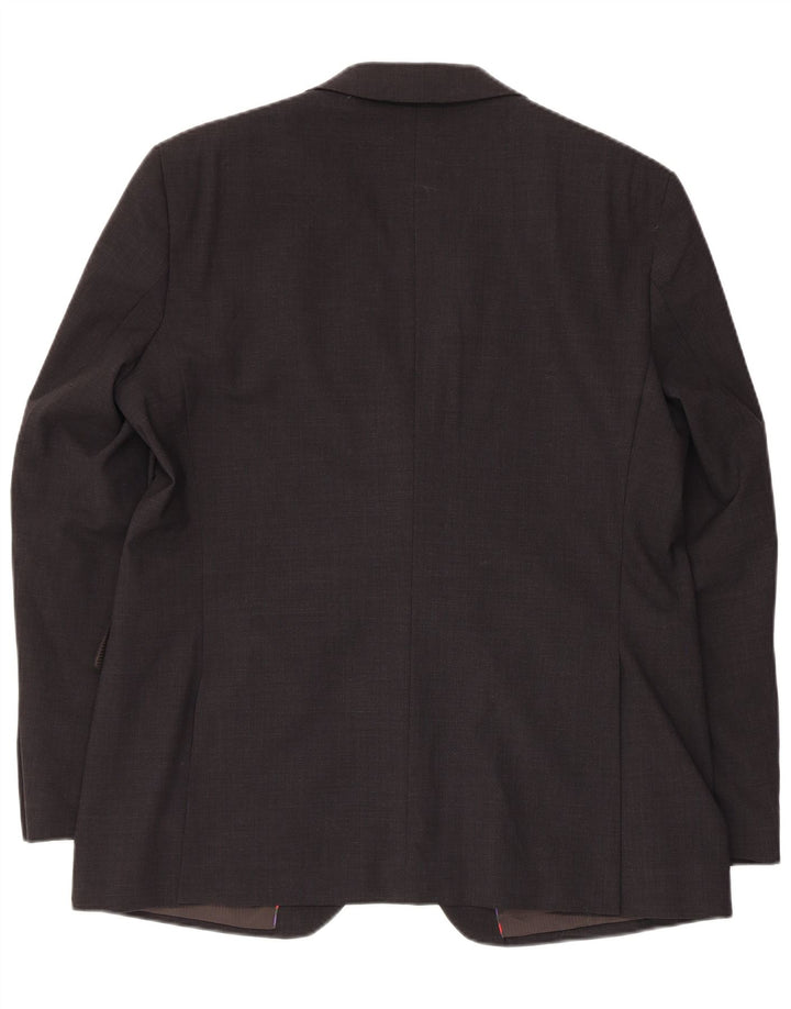 Jeff Banks Herren-Blazer mit 2 Knöpfen, UK 42, XL, graue Wolle