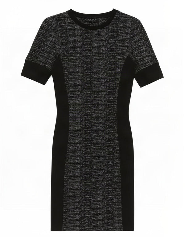 Topshop Womens Bodycon Dress UK 6 XS Sort Flecked Polyester
