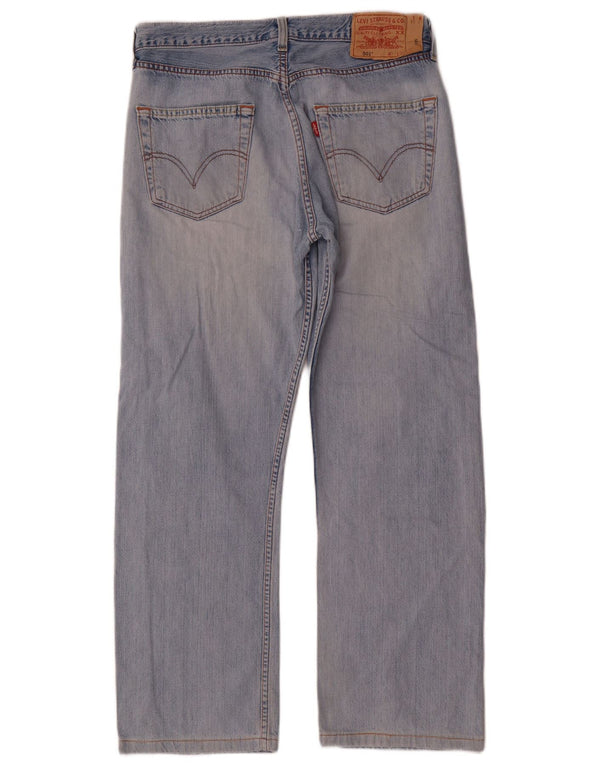 Мужские прямые джинсы Levi's 501 W33 L28 синие, хлопок