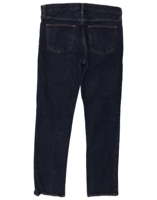 Gap Mens Slim Jeans W31 L30 Navy Blue Cotton