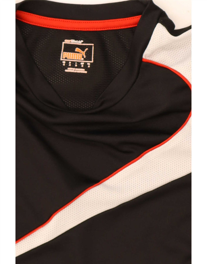 T-shirt Nike da uomo Top Small nera color block