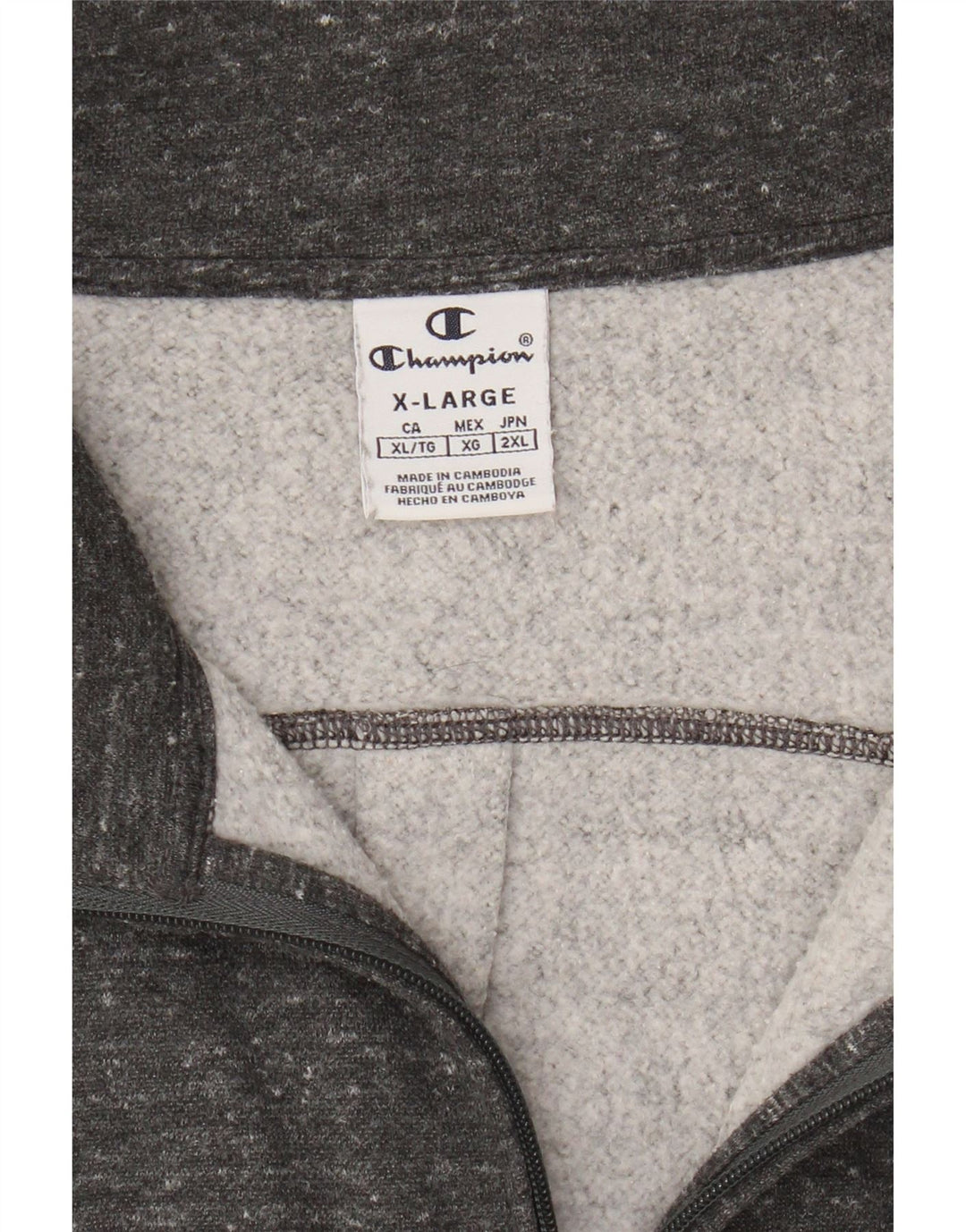 Giacca da tuta da donna Champion UK 18 XL Grigio chiazzato