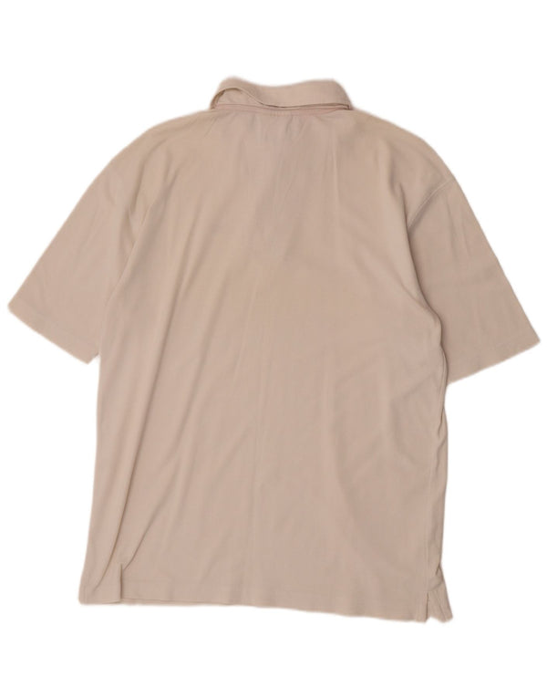 Reebok Herre Loose Fit Polo Shirt Medium Off White