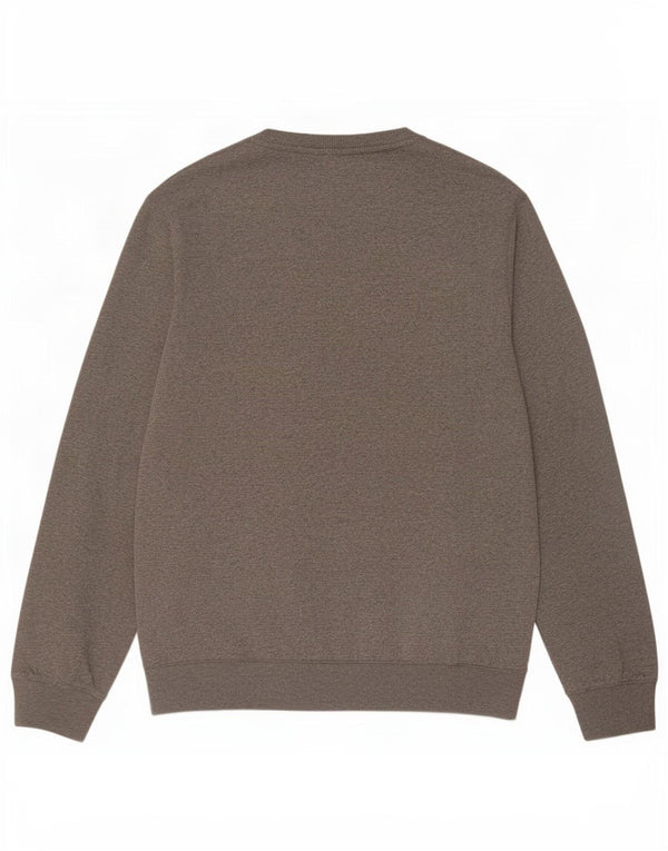 Vans Mens Graphic Moletom Jumper Médio Cinza Algodão