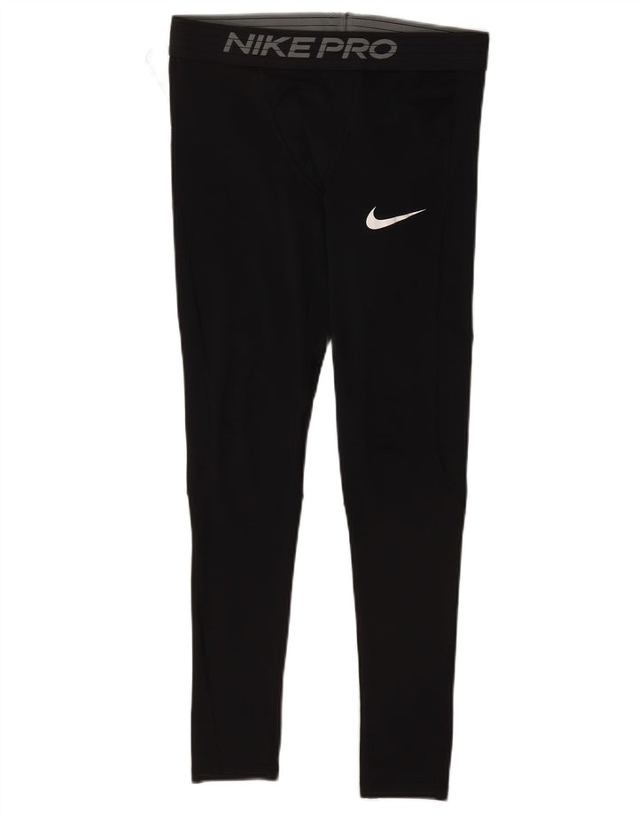 Ανδρικά γραφικά κολάν Nike με στενή εφαρμογή σε μεγάλο μαύρο