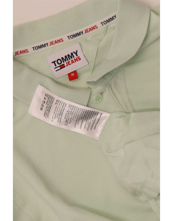 Tommy Hilfiger Mens Polo Shirt Medium Green Cotton