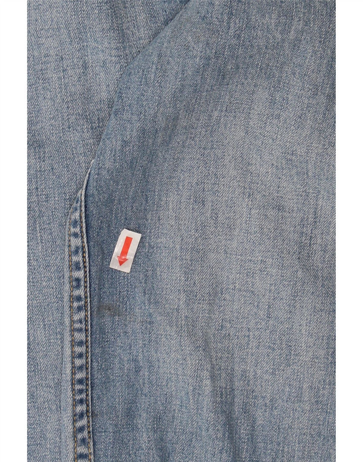 LEVI'S Womens Denim Shirt UK 8 Small Blue Cotton Vintage Levi's and Second-Hand Levi's from Messina Hembry 