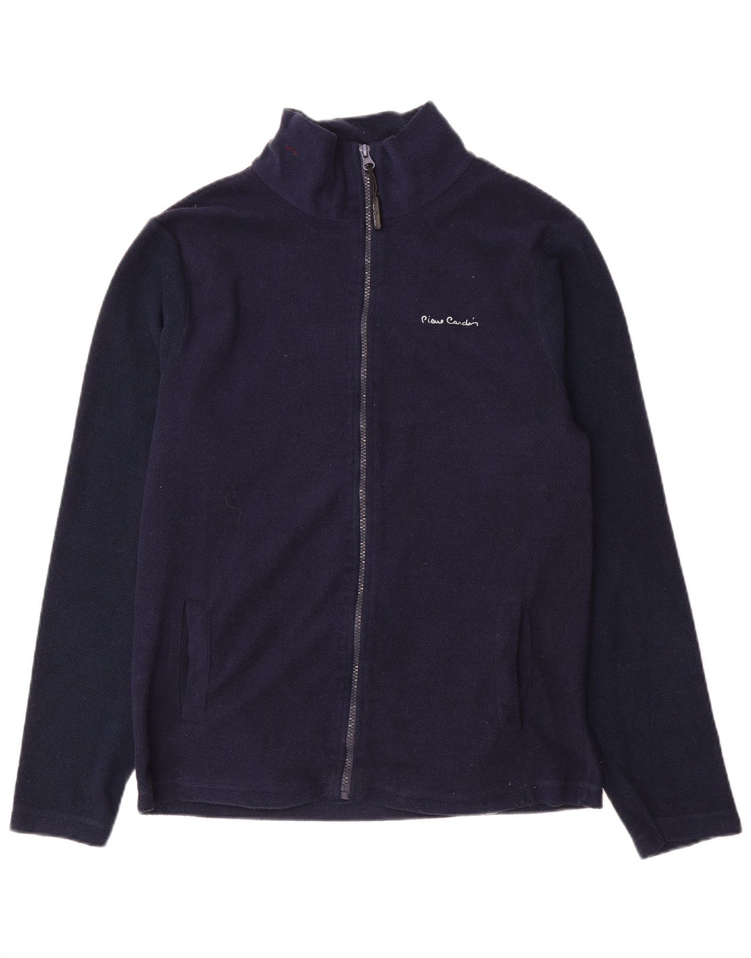 Pierre Cardin Mens Fleece Jacket UK 36 Small Navy Blue