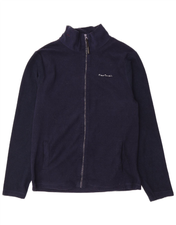 Pierre Cardin Mens Fleece Jacket UK 36 Small Navy Blue