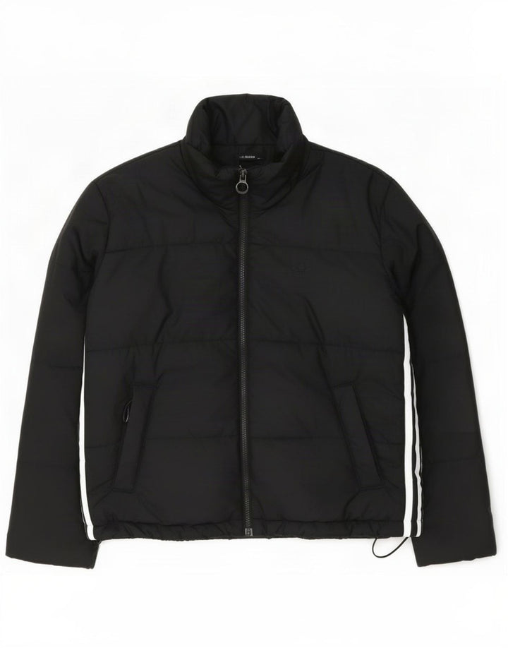 Jaqueta Adidas Feminina Oversized Acolchoada UK 10 Small Preto Colourblock