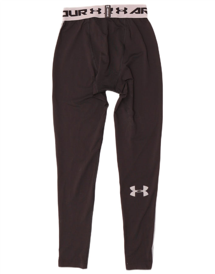 Under Armour Mens Graphic Leggings Medium Black Polyester