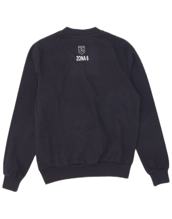 Kappa Herren Grafik-Sweatshirt-Pullover, klein, marineblau, Polyester
