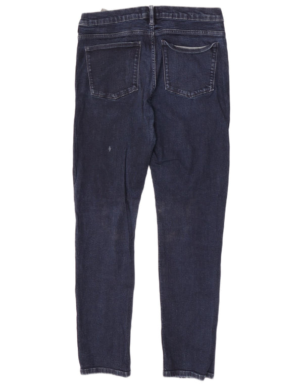 Reiss Mens Slim Jeans W34 L30 sötétkék pamut