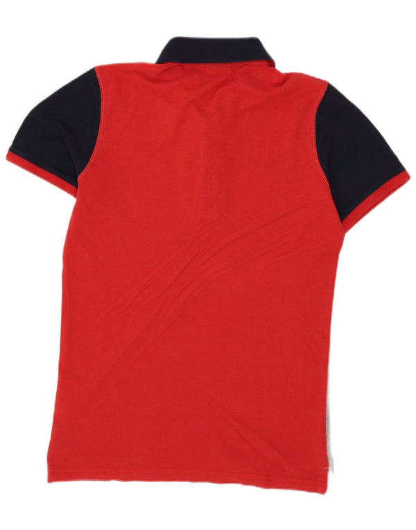Champion Boys Polo Shirt 11-12 Years Large Grey Colourblock Bomuld