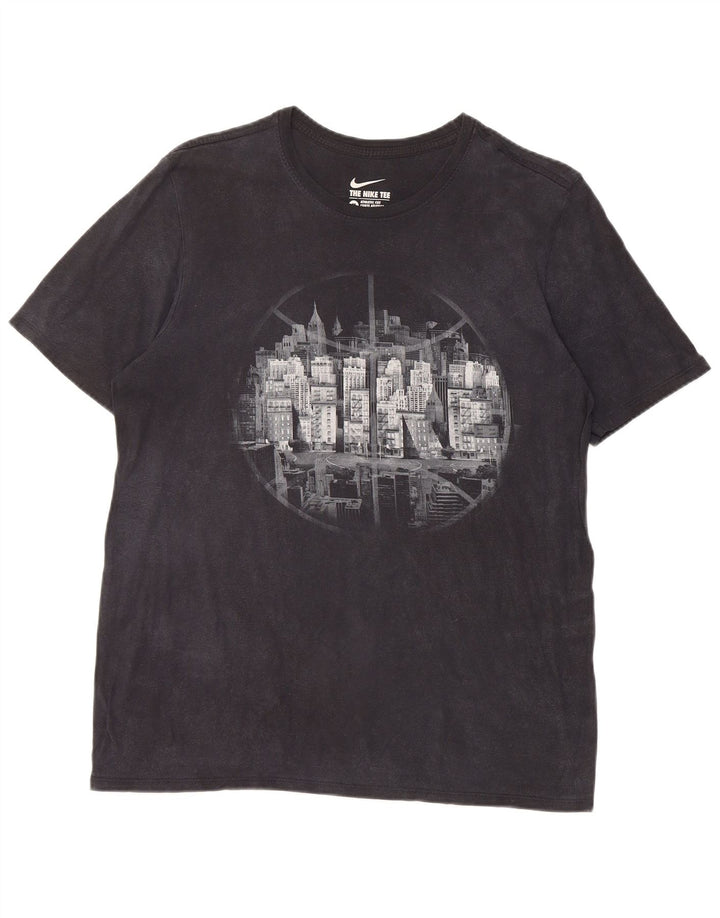 Nike Herren Athletic Cut Graphic T-Shirt Top Medium Schwarz
