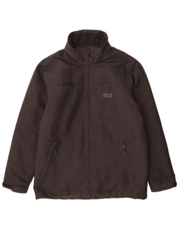 Jack Wolfskin Mens Padded Jacket UK 40/42 Large Black Polyester