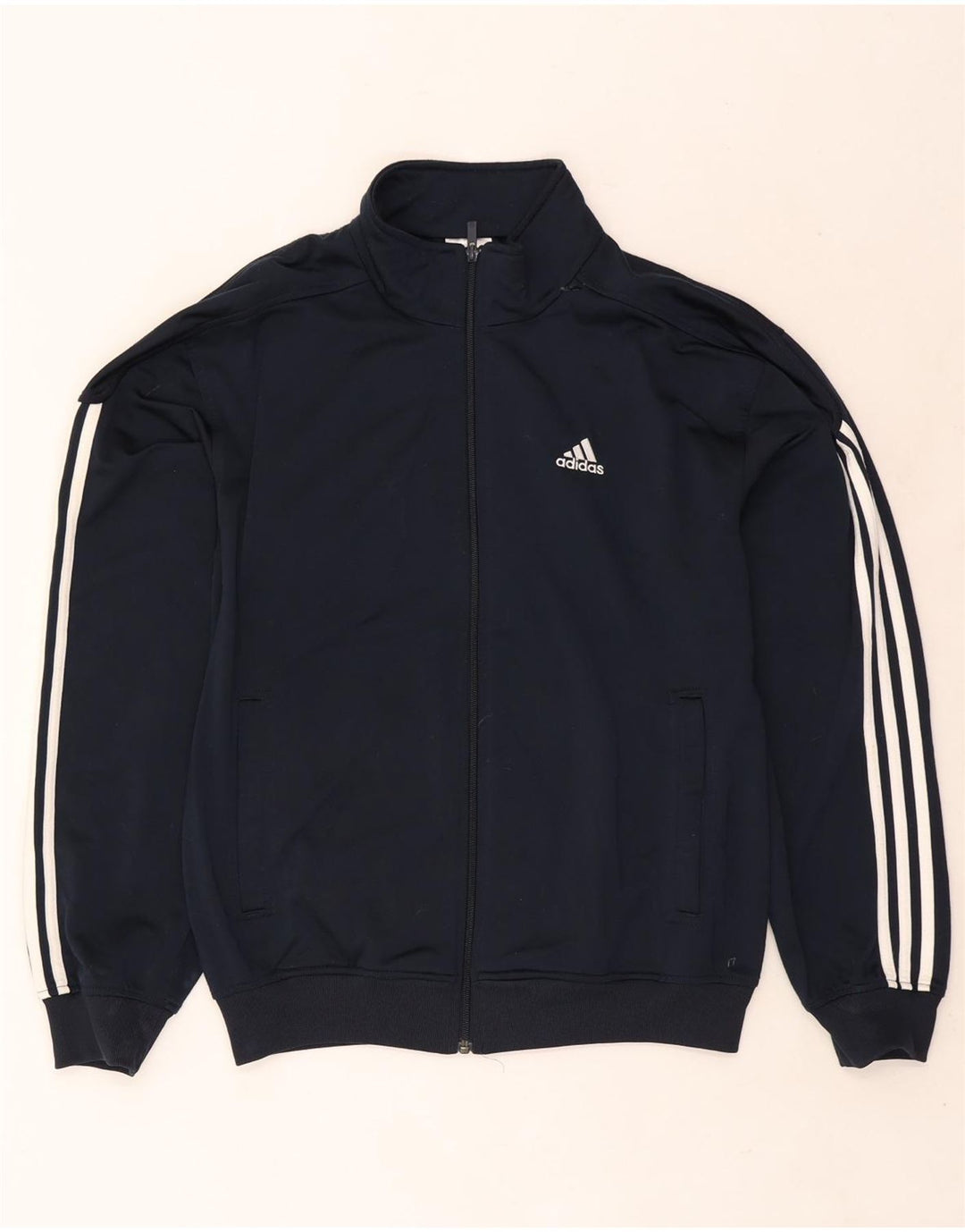Jachetă de trening pentru bărbați Adidas Marea Britanie 38/40 Poliester, albastru bleumarin mediu