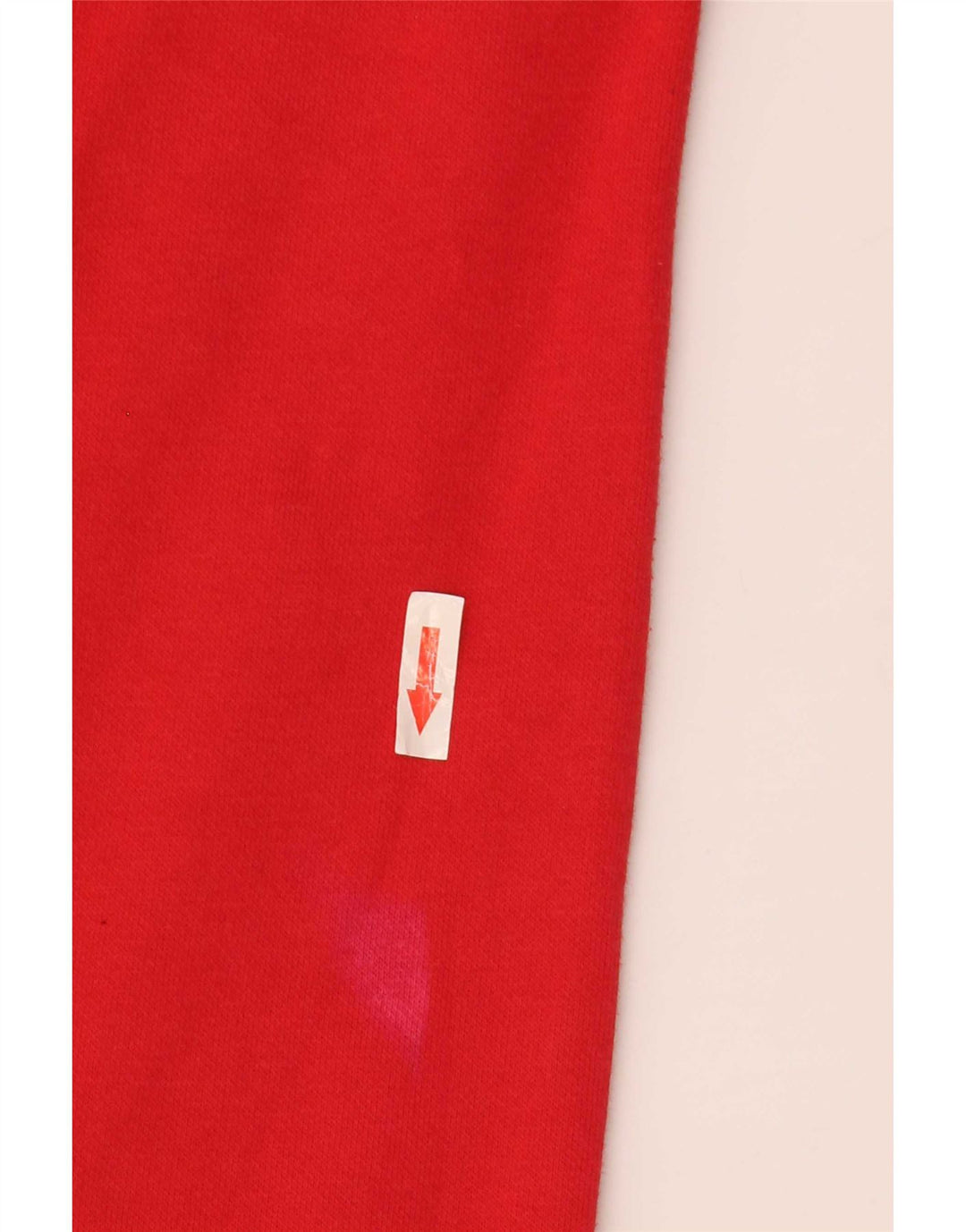 Champion Womens Tracksuit Top Jacket UK 10 Small Red Cotton