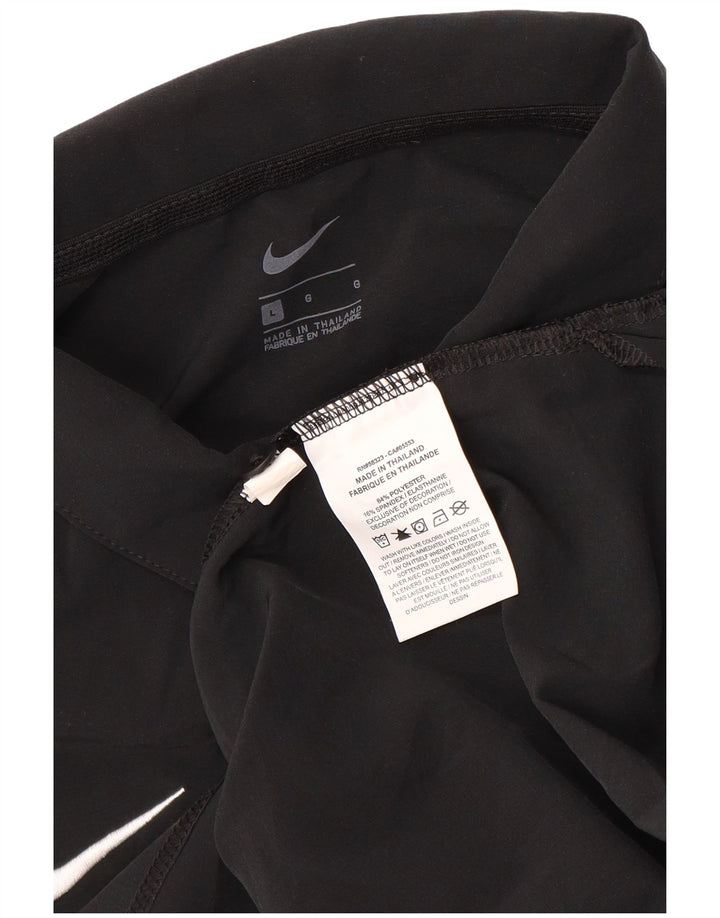 Мужская рубашка-поло NIKE, большая черная, полиэстер