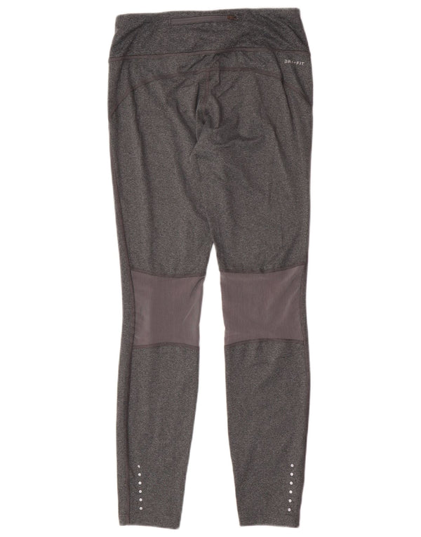 Nike Damen Dri Fit Leggings UK 10 Small Grau Polyester