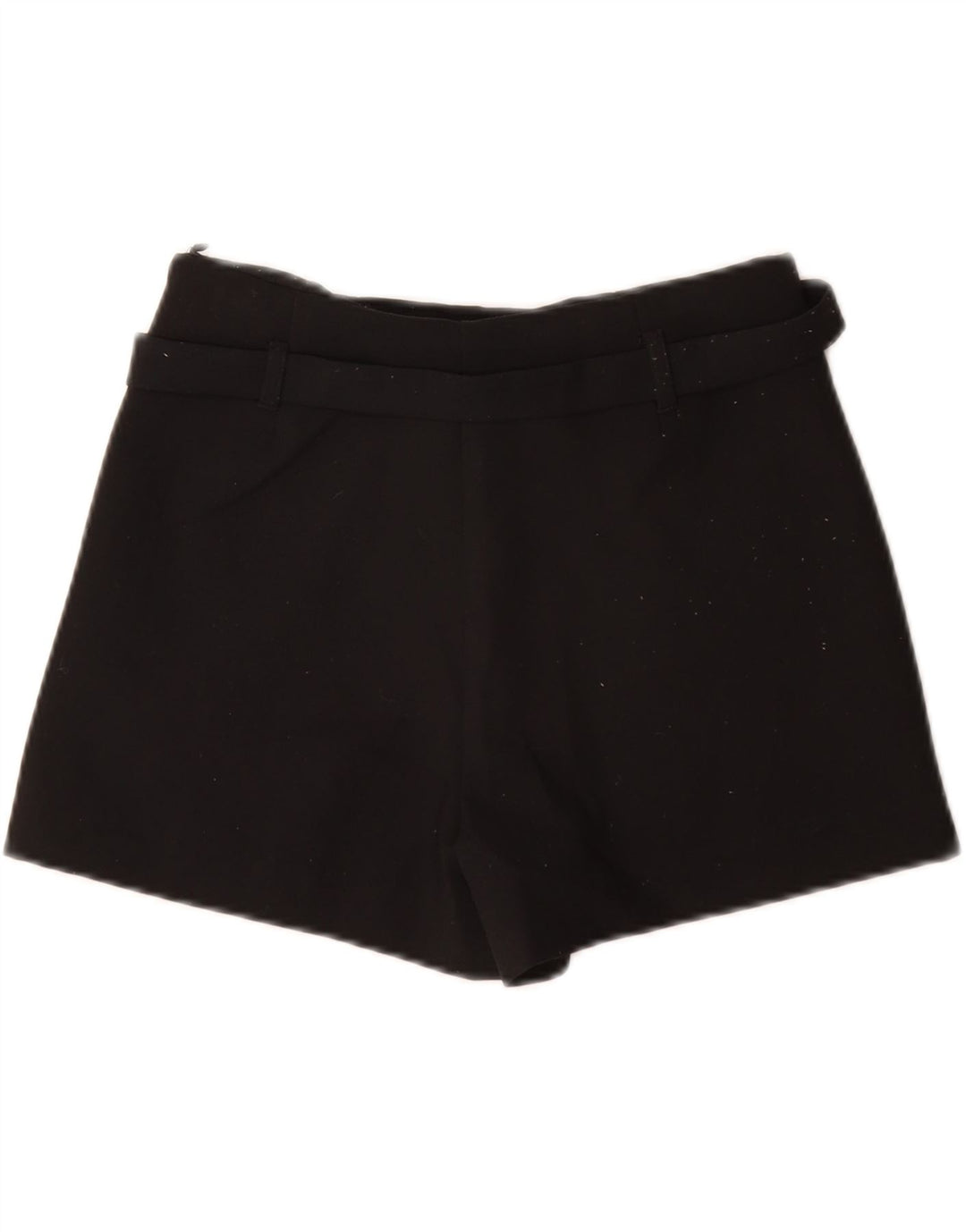 Zara Womens Casual Shorts XS W24 Black Polyester