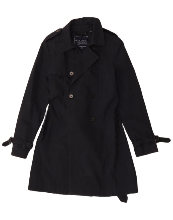 Trencz damski Jack Wills UK 12, średni granatowy, bawełniany