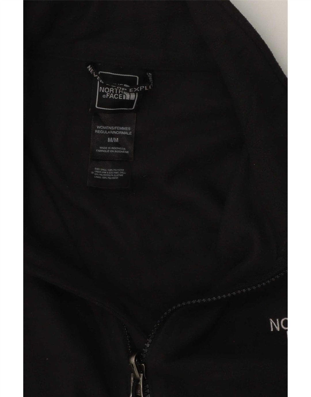 Jachetă The North Face pentru femei Liner Fleece UK 14 Medium Black Poliester