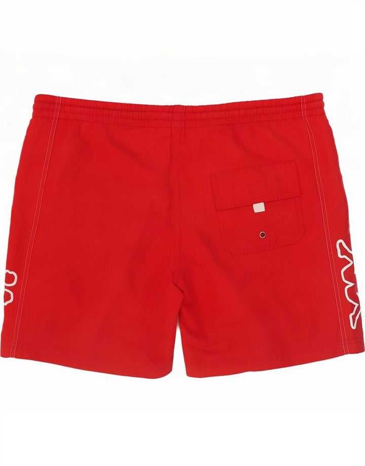 Kappa Short de Bain Graphique Homme Rouge Large