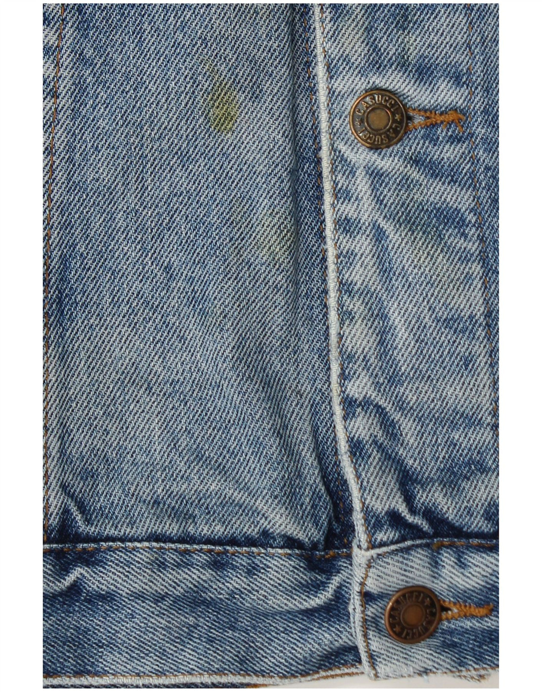 Casucci Mens Denim Jacket UK 42 XL Blue
