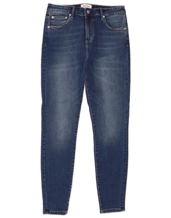 Женские джинсы скинни Jack Wills Aimie со средней посадкой W30 L28, синие, хлопок