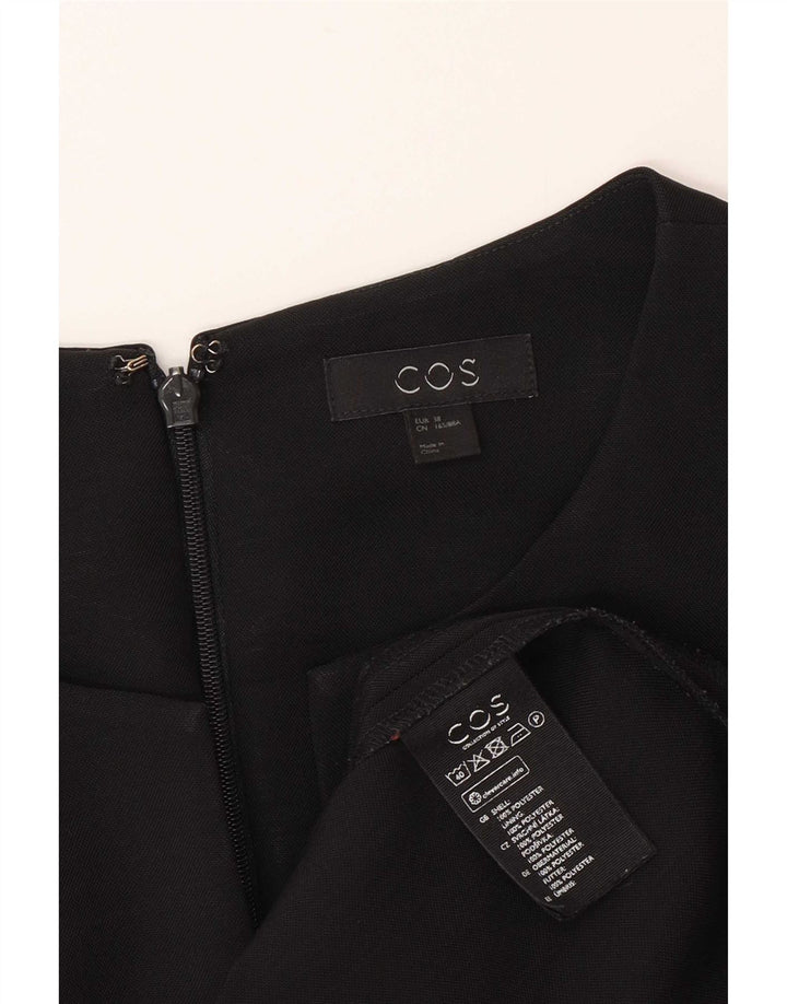 Rochie Cos pentru femei cu mâneci 3/4 EU 38 Poliester mediu negru