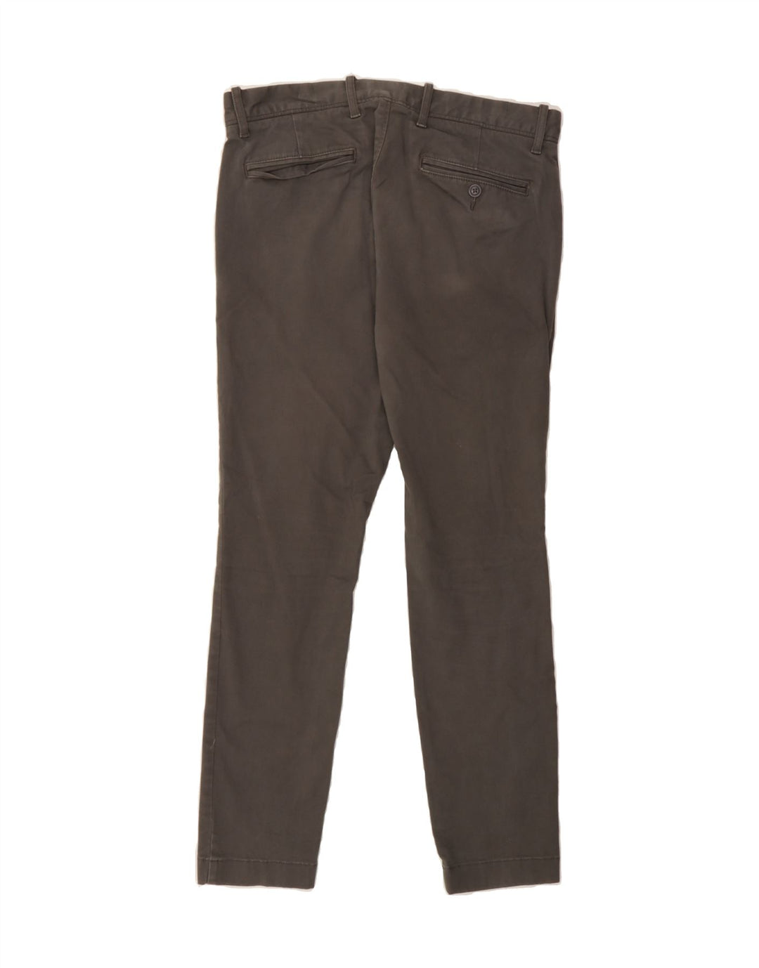 J. CREW Mens Stretch Slim Chino Trousers W30 L27 Grey Cotton Vintage J. Crew and Second-Hand J. Crew from Messina Hembry 
