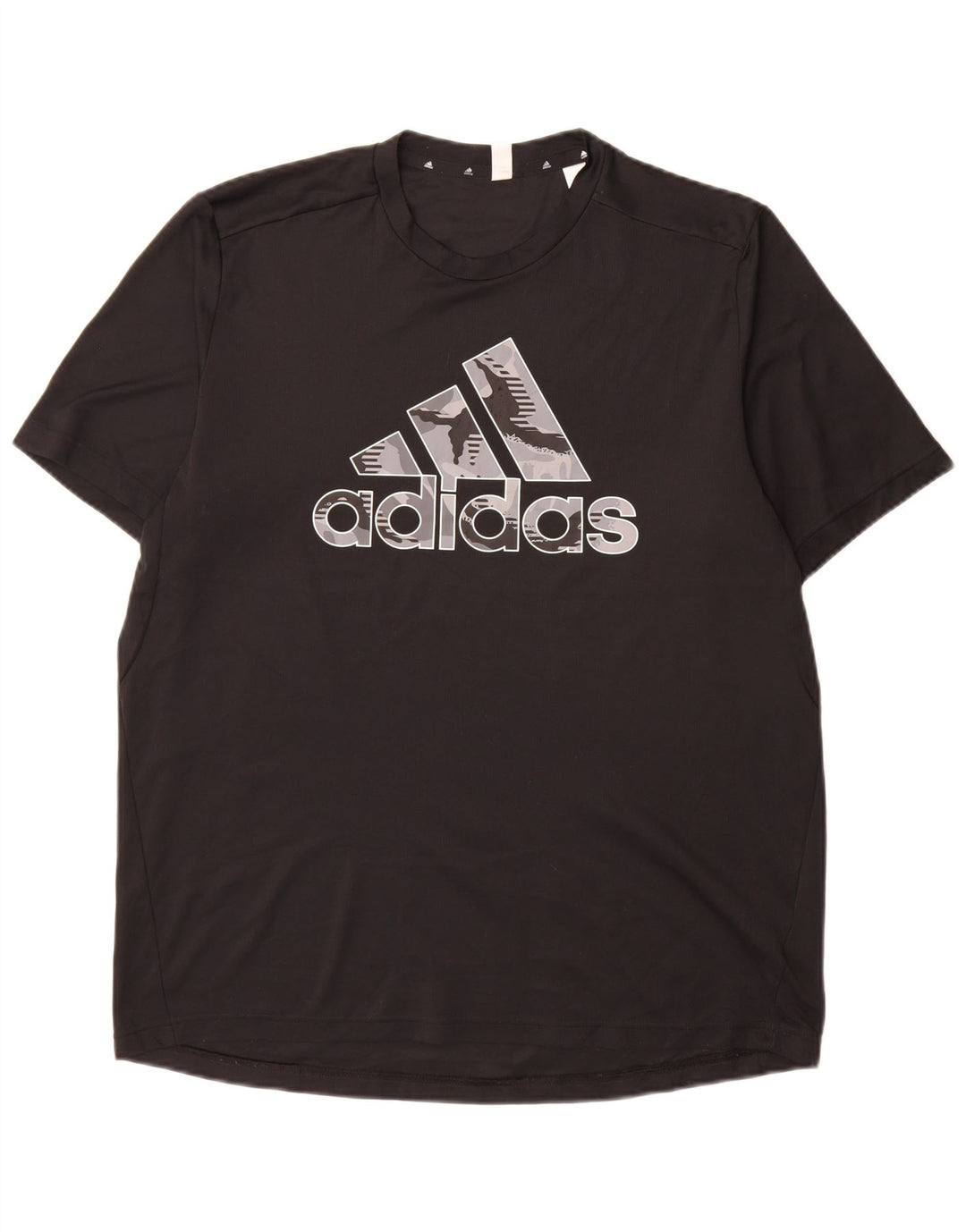 Adidas Mens Aeroready Graphic T-Shirt Top Large Black Polyester