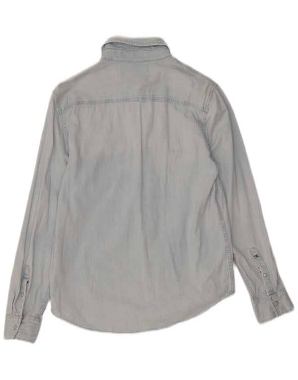 Ανδρικό τζιν πουκάμισο Calvin Klein Jeans Small Blue