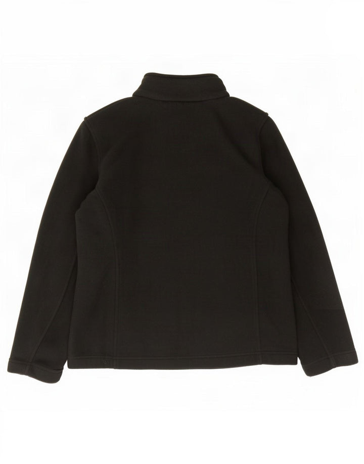 Marks & Spencer Veste polaire surdimensionnée pour femme UK 10 Small Noir Polyester