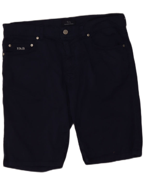 Harmont & Blaine Herre Casual Shorts IT 50 Large W34 Marineblå Bomuld